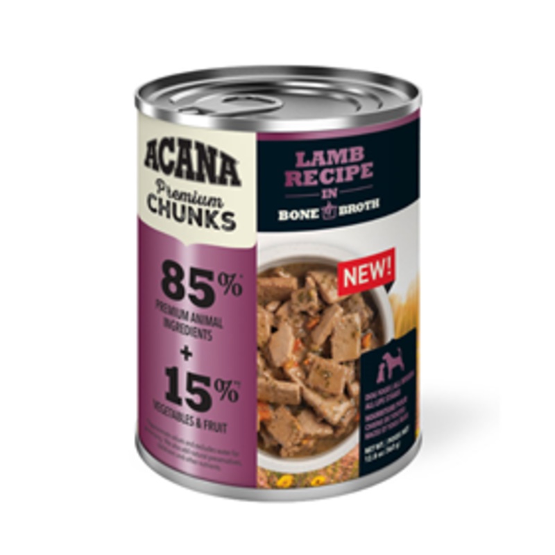 ACANA Premium Chunks Lamb Recipe in Bone Broth 12.8 oz.