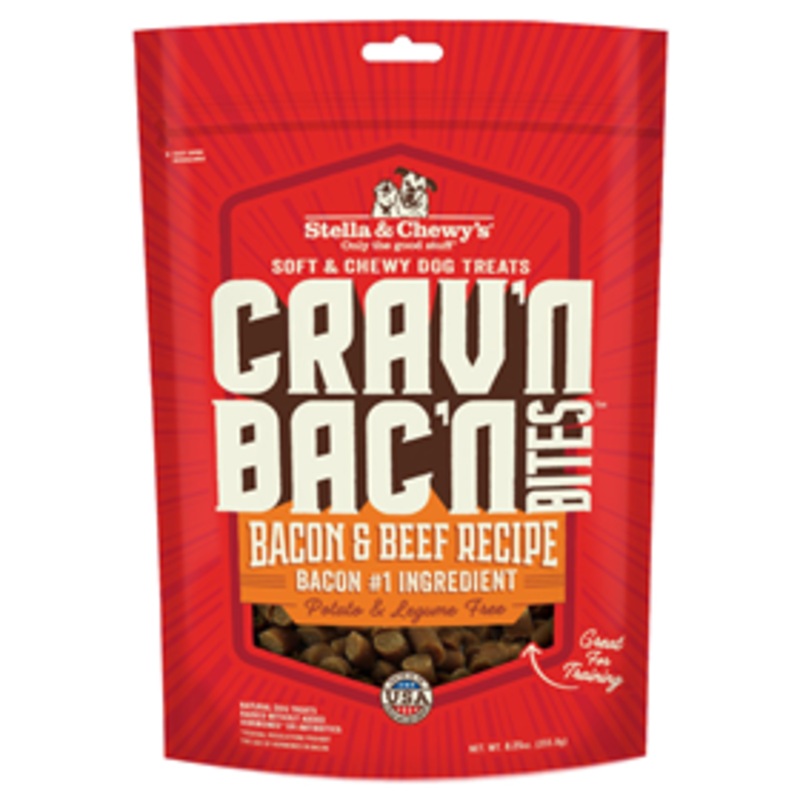 Stella & Chewy’s Cravn Bacn Bites Bacon & Beef Recipe 8.25 oz.