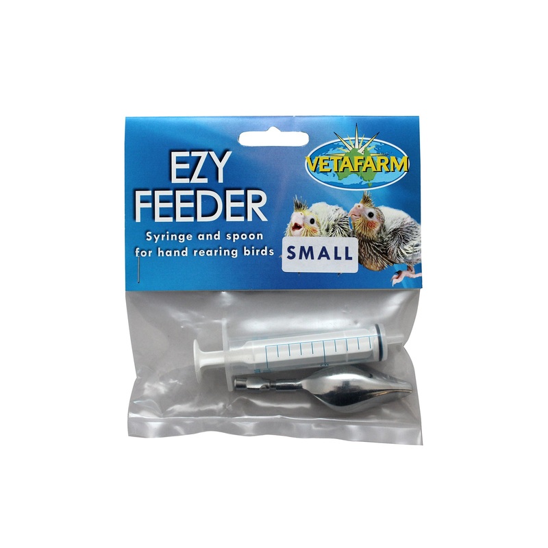 Vetafarm Ezy Feeder Syringe & Spoon for Hand Rearing Birds