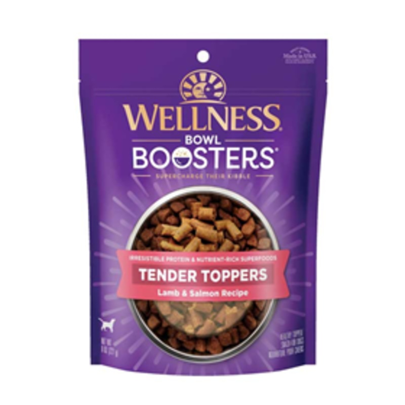 Wellness Bowl Boosters Tender Toppers Lamb & Salmon for Dogs 8 oz.
