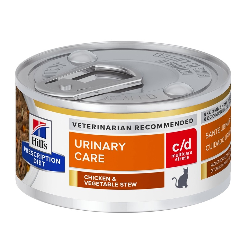 Hill’s Prescription Diet Feline c/d Multicare Stress Urinary Care Chicken & Veg Stew 82g x 24