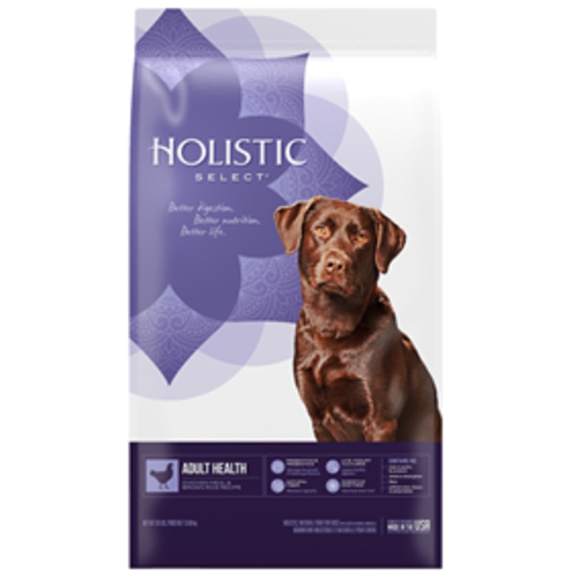 Holistic Select Adult Health Chicken Meal & Brown Rice Recipe Dry Dog Food 30 lbs.