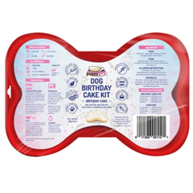 Puppy Cake Birthday Sprinkle Cake Kit 9oz