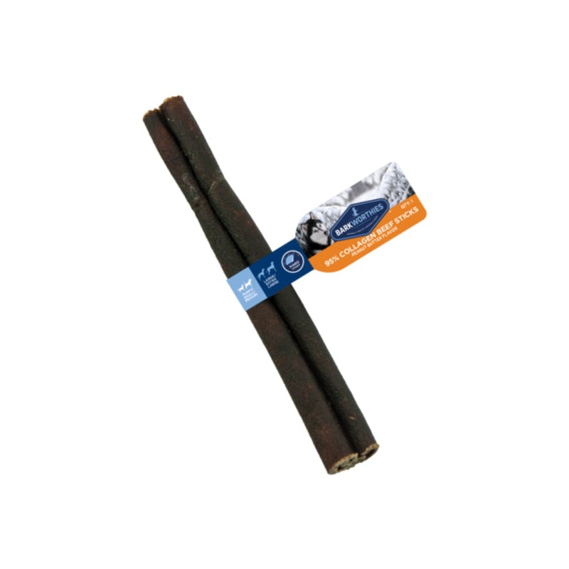 Barkworthies DHB Collagen Beef Sticks Peanut Butter Flavor 6