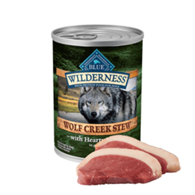 Blue Buffalo Blue Wilderness Wolf Creek Stew Hearty Duck Stew in Gravy 12.5 oz