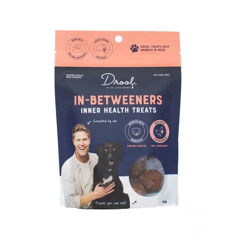 Drool by Dr Chris Brown In Betweeners Inner Health Treat Balls 110g