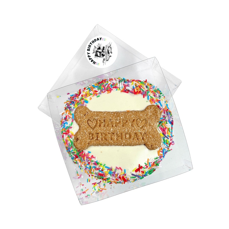 Huds & Toke Yoghurt Frosted Doggy Birthday Cake – 12cm