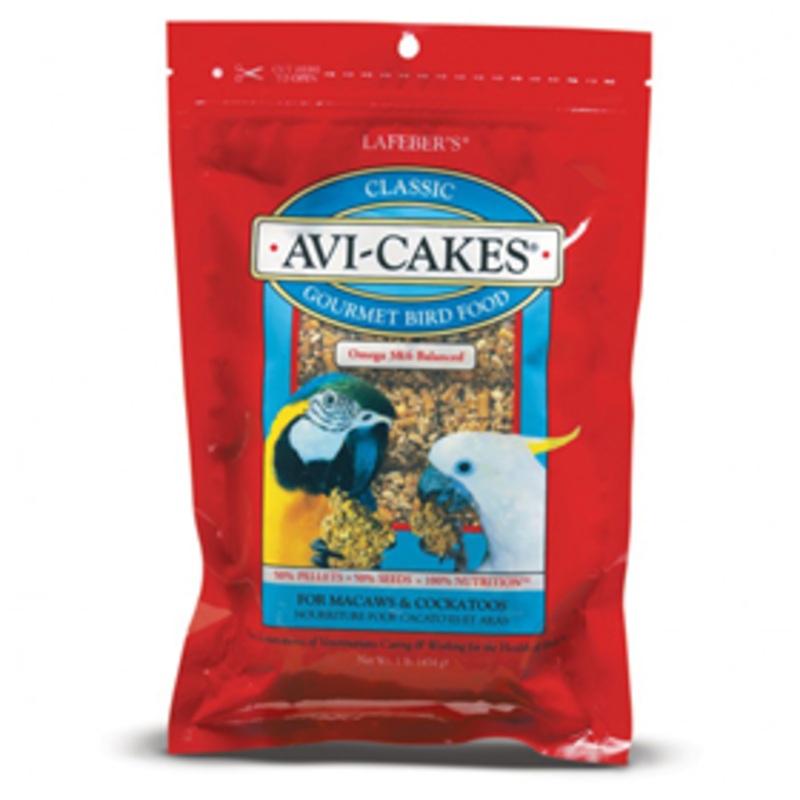 Lafeber’s Avi-Cakes for Macaw Cockatoo 1 lb.
