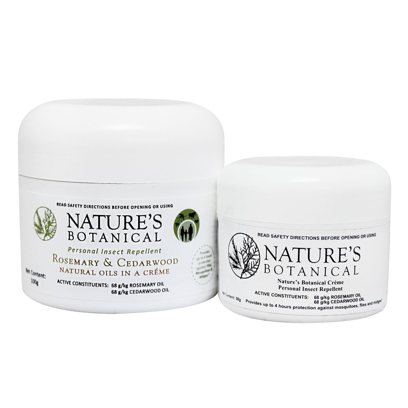 Nature’s Botanical Rosemary & Cedarwood Crme Personal Insect Repellent