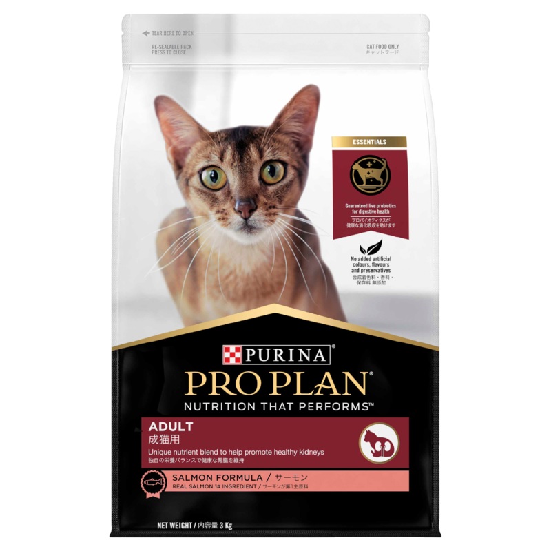 Pro Plan Salmon Adult Dry Cat Food 3kg