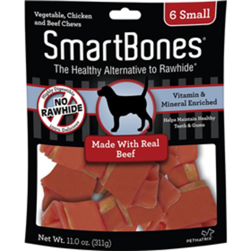 Smartbones Vegtable and Chicken Small Chews for Dogs Beef