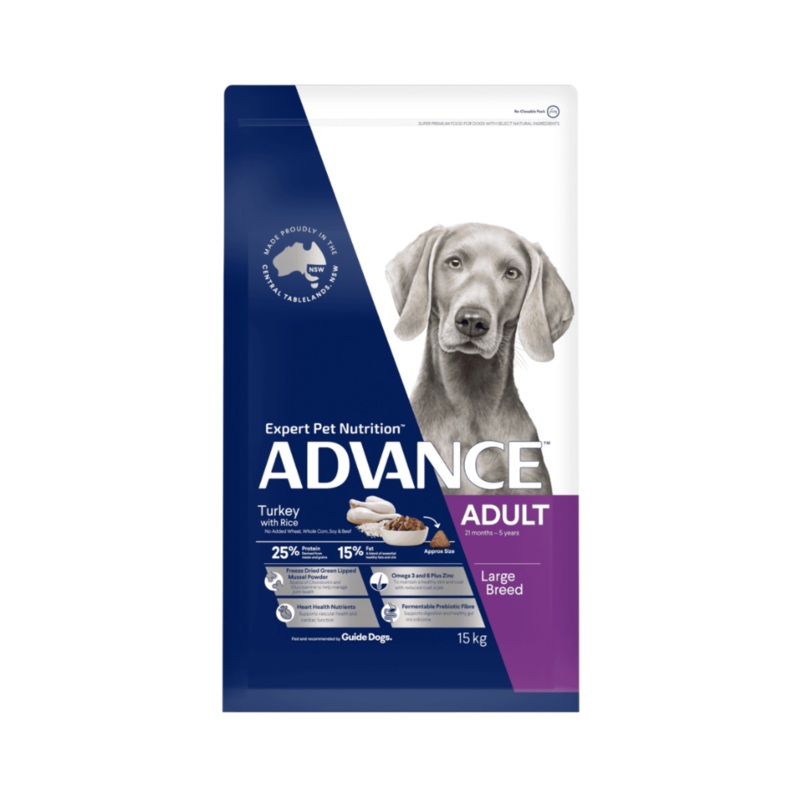 Advance Turkey with Rice Large Breed Adult Dog Dry Food