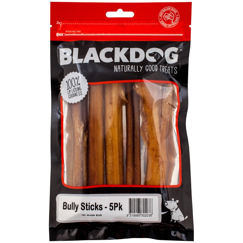 Blackdog Bully Sticks Dog Treat 5 Pack