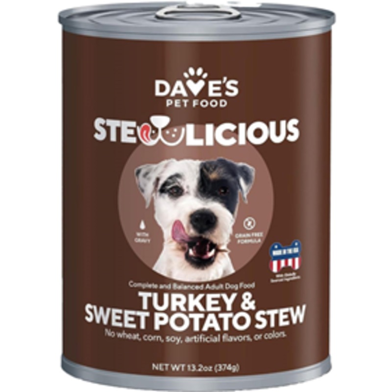 Dave’s Stewlicious Turkey & Sweet Potato Stew for Dogs 13.2 oz