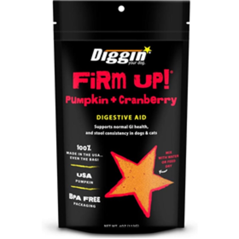 Diggin Your Dog Firm up! Pumpkin + Cranberry Digestive Aid 4 oz.