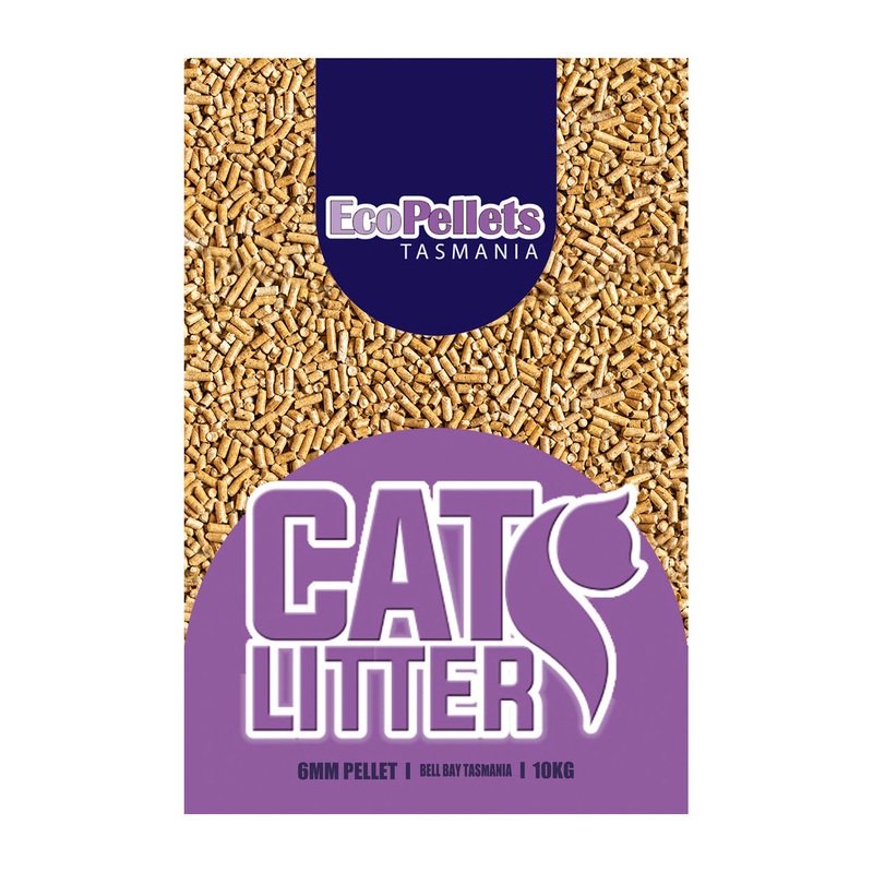 EcoPellets Tasmania Non-Clumping Wood Pellet Cat Litter 10kg