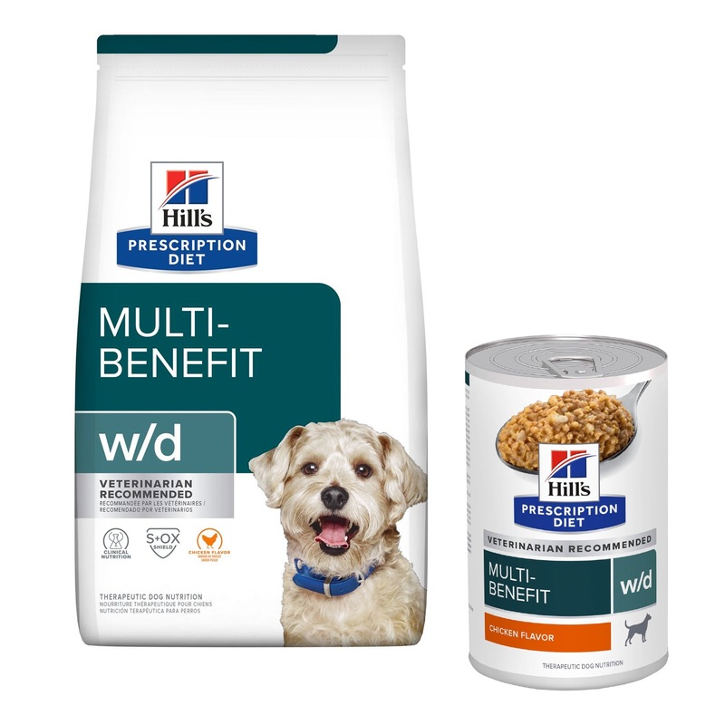 Hill’s Prescription Diet Canine w/d Multi-Benefit Dog Food