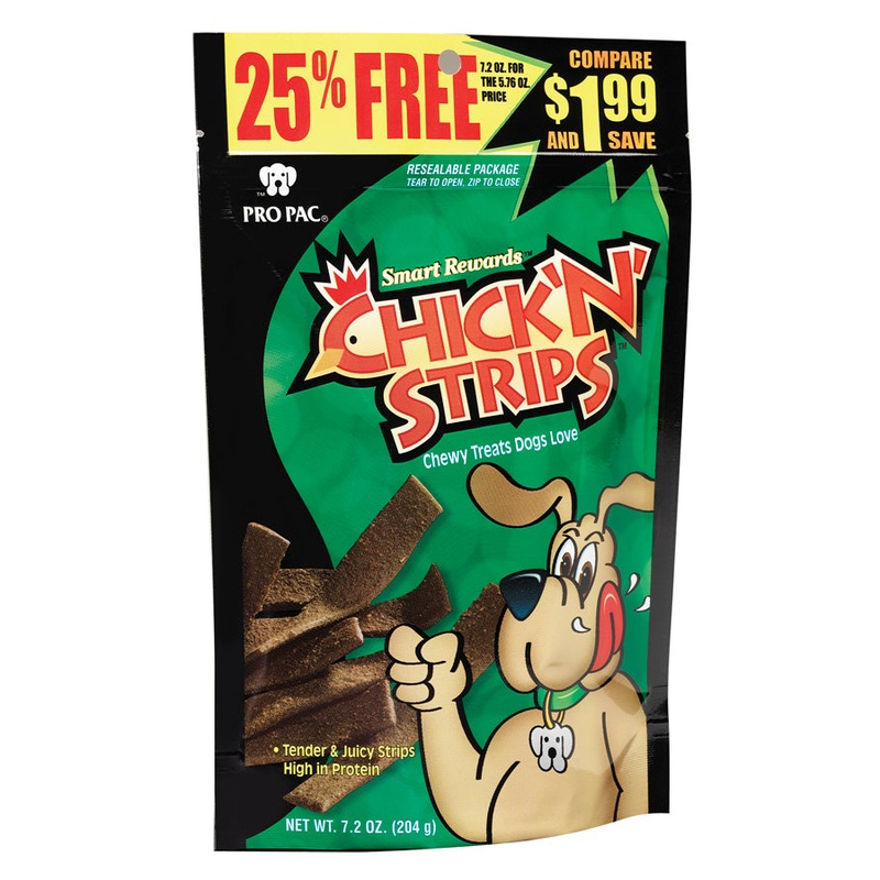 Pro Pac Chick’N’Strips Dog Treats