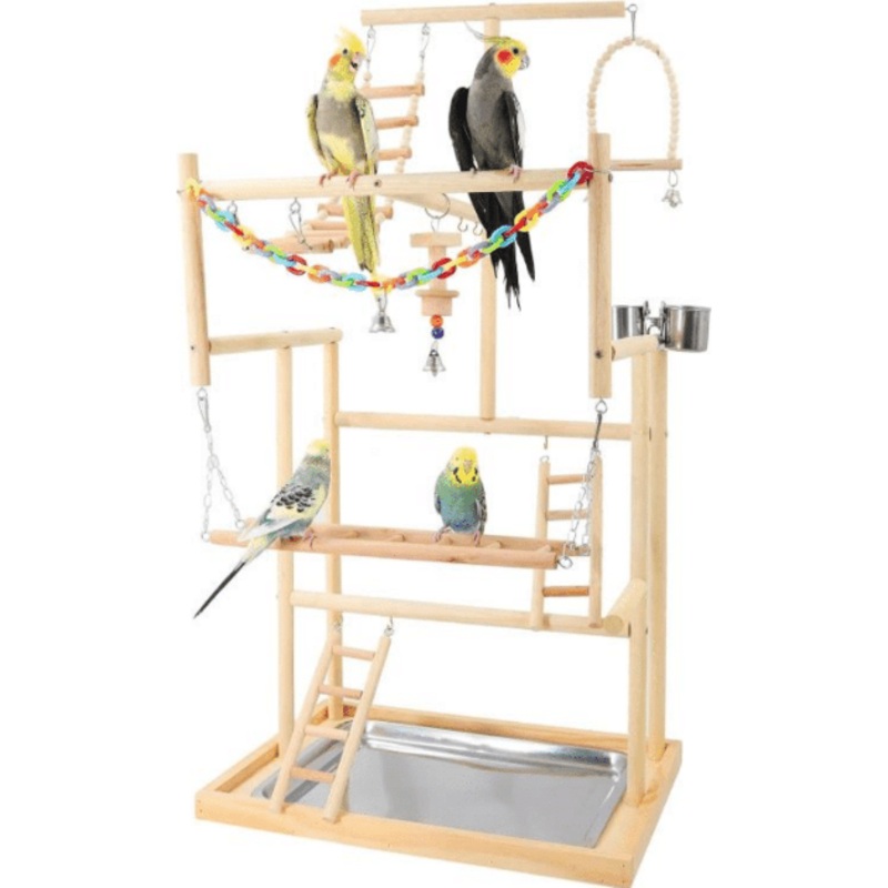 Wooden Parakeet LunaPark 48×33.5×94.5cm