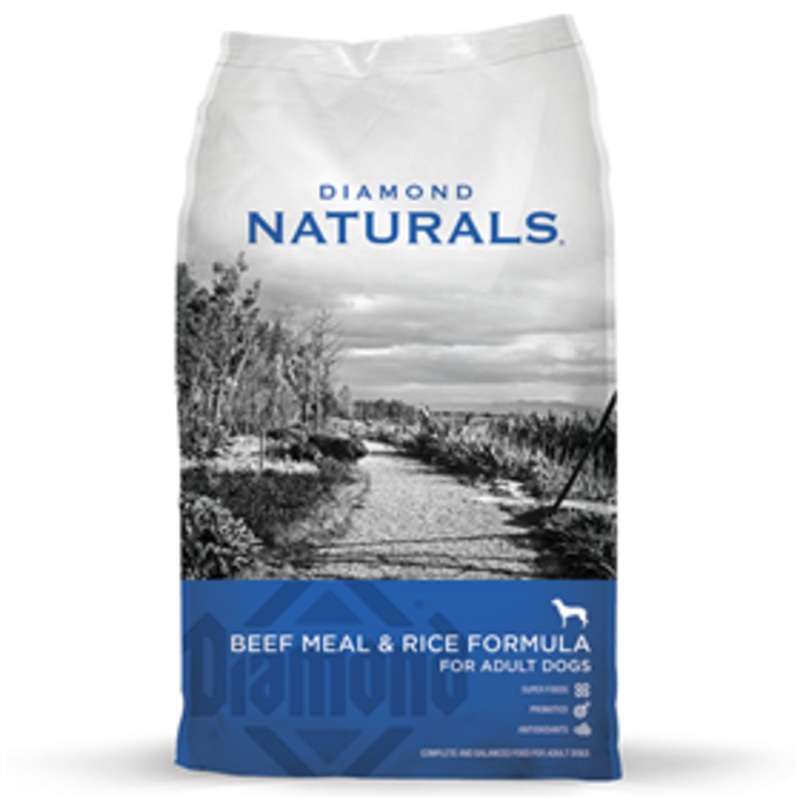 Diamond Naturals Beef Meal & Rice Adult Dog Food 40 lbs.