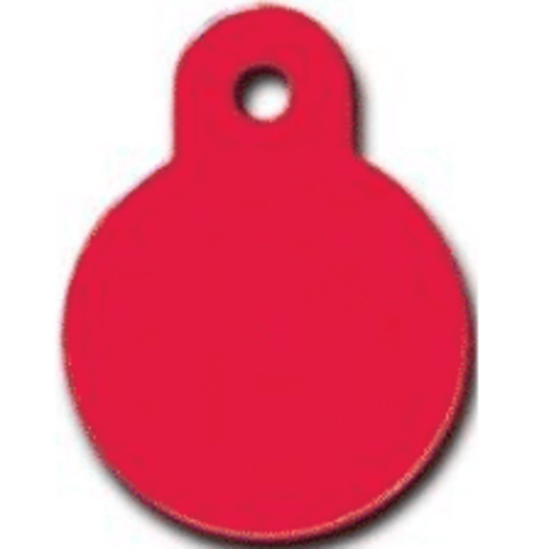I.D Tag Circle Small Red 2.1×2.3cm