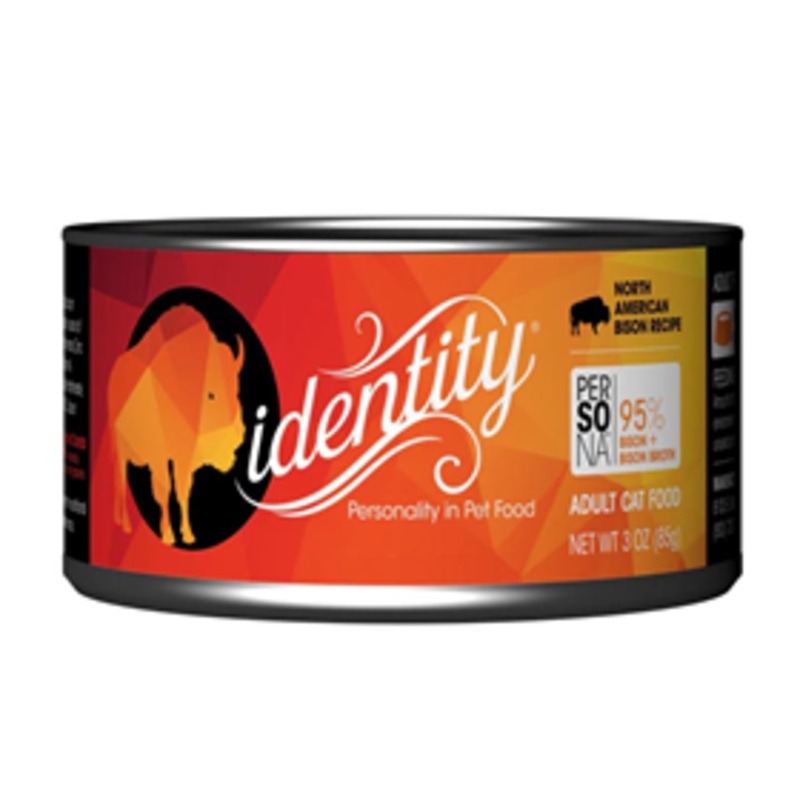Identity Persona 95% North American Bison Recipe Adult Cat Food 3 oz.