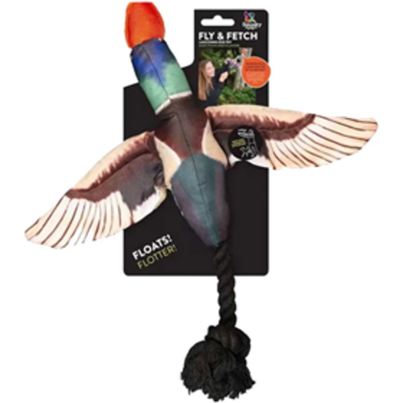 Spunky Pup Fly & Fetch Launching Duck Toy