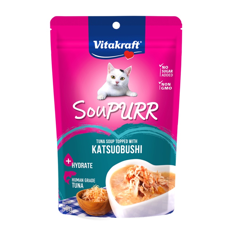 Vitakraft Cat Soupurr Tuna Soup Topped with Katsuobushi 50g