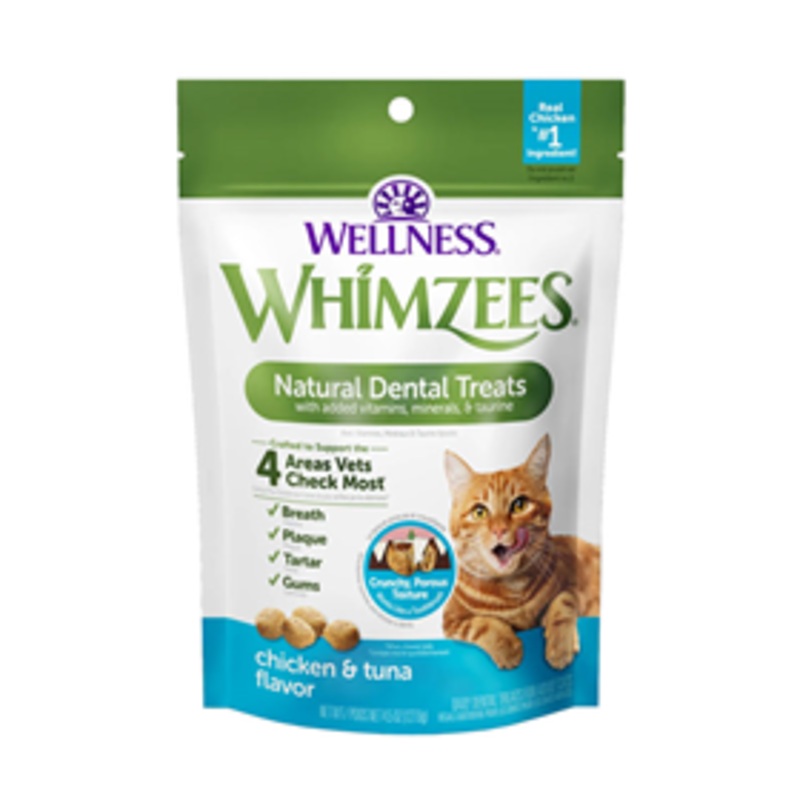 Whimzee Cat Chicken and Tuna Dental Treats 2oz