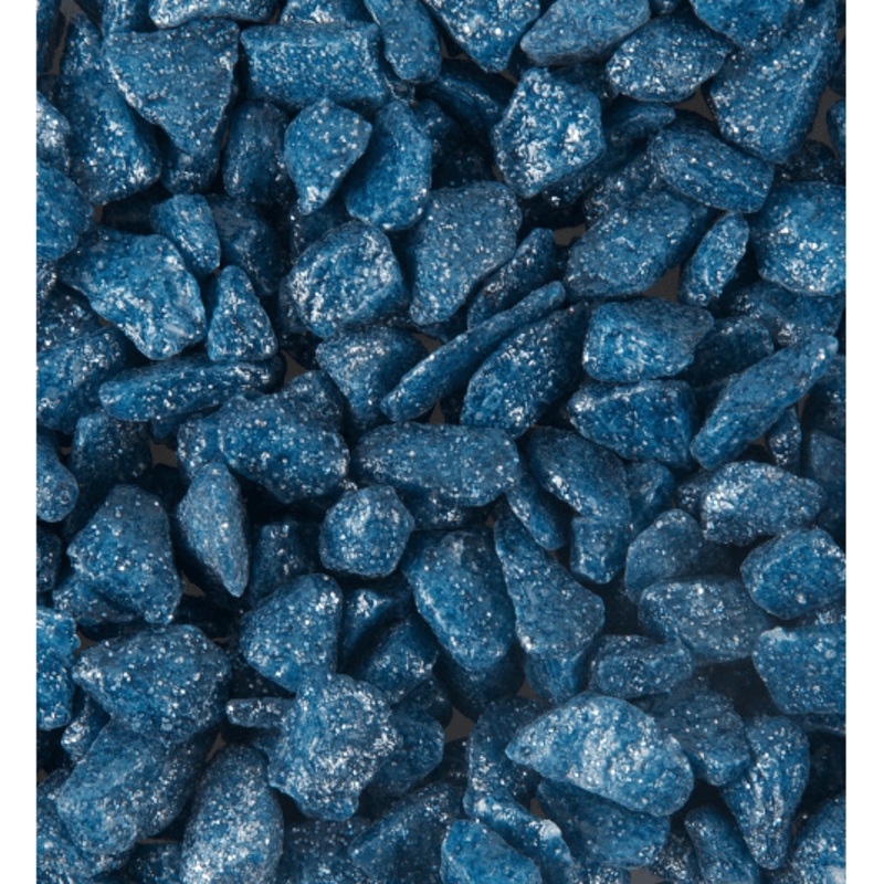 Aqua Gruzo Aquarium Gravel 4-7mm – Glitter Neon Dark Blue 1kg