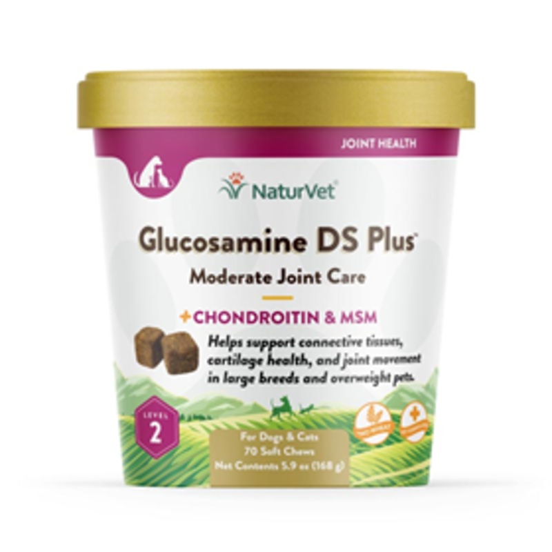 Naturvet Glucosamine DS Plus Soft Chews Level 2 70 ct