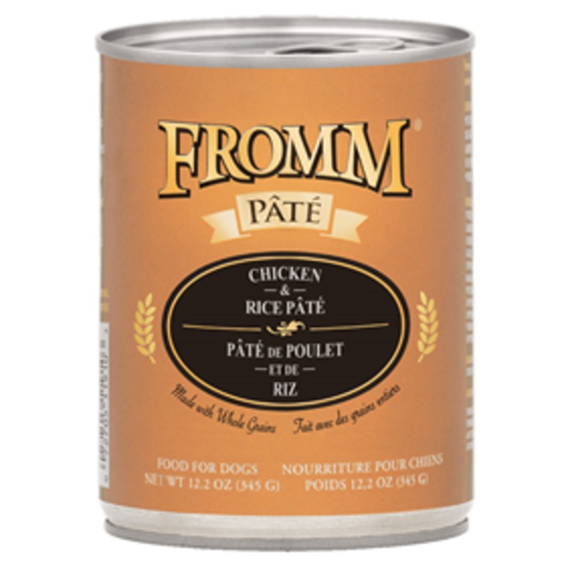 Fromm Chicken & Rice Pt Food for Dogs 12.2 oz.