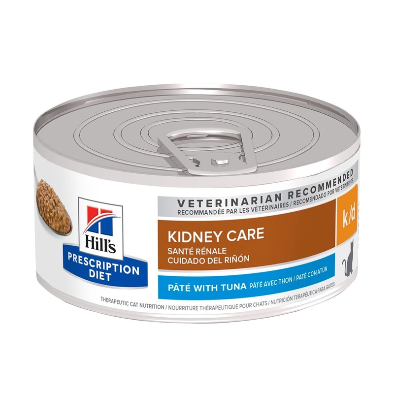 Hill’s Prescription Diet Feline k/d Kidney Care Pat w/Tuna 156g x24