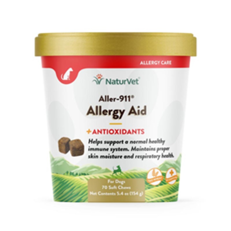 NaturVet Aller-911 Allergy Aid Soft Chews