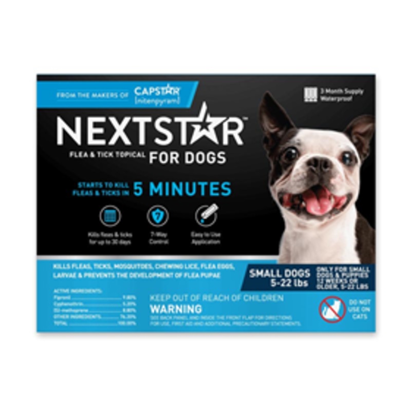 NextStar Flea & Tick Topical Small Dogs 5-22 lbs
