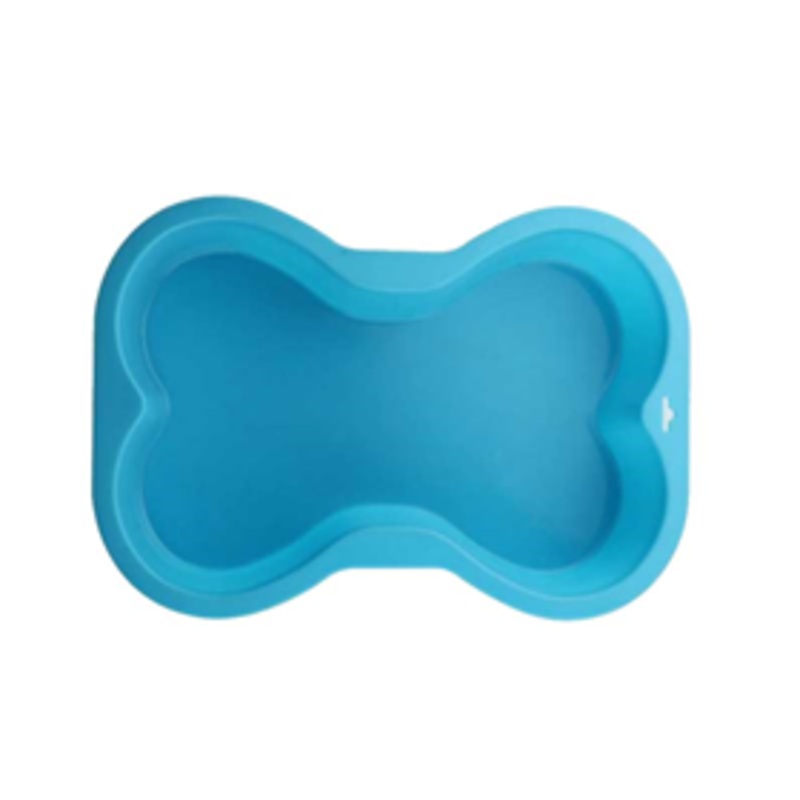 Puppy Cake Blue Silicone Dog Bone Cake Pan
