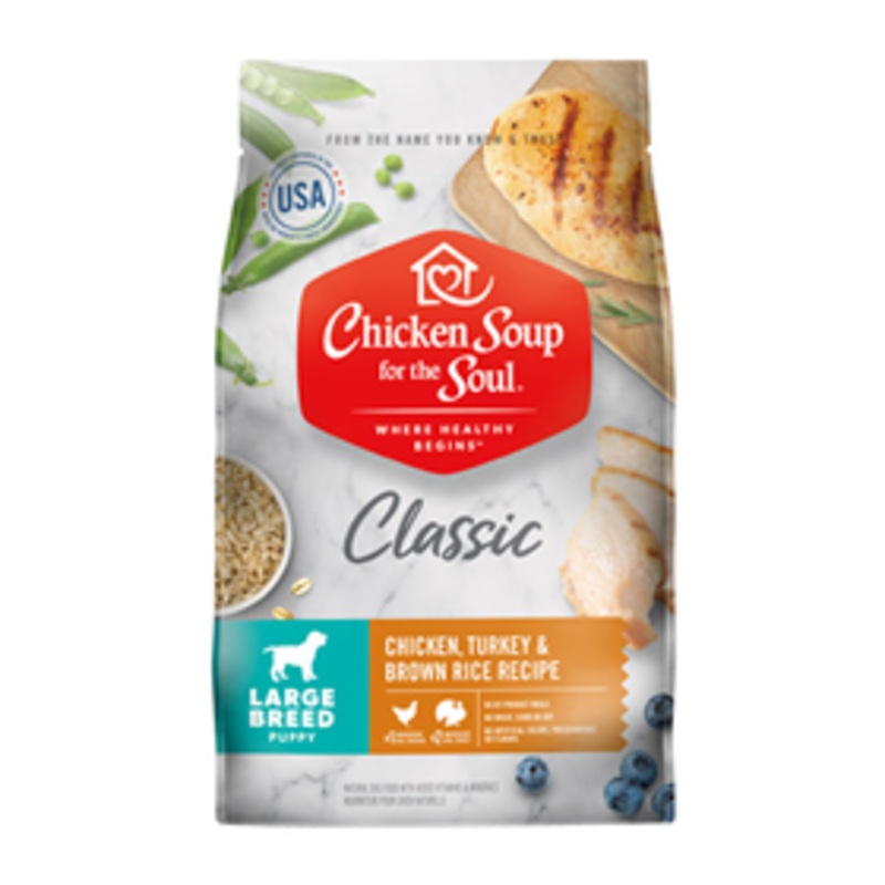 Chicken Soup for the Soul Classic Large Breed Adult Chicken, Turkey & Brown Rice Recipe Dog Food
