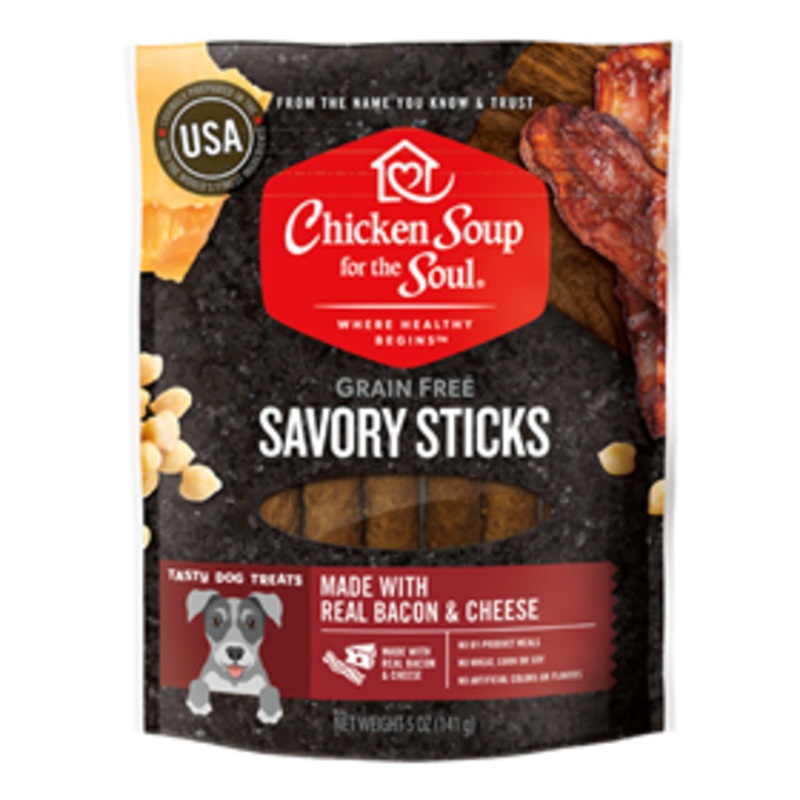 Chicken Soup for the Soul Grain Free Savory Sticks Made with Real Bacon & Cheese