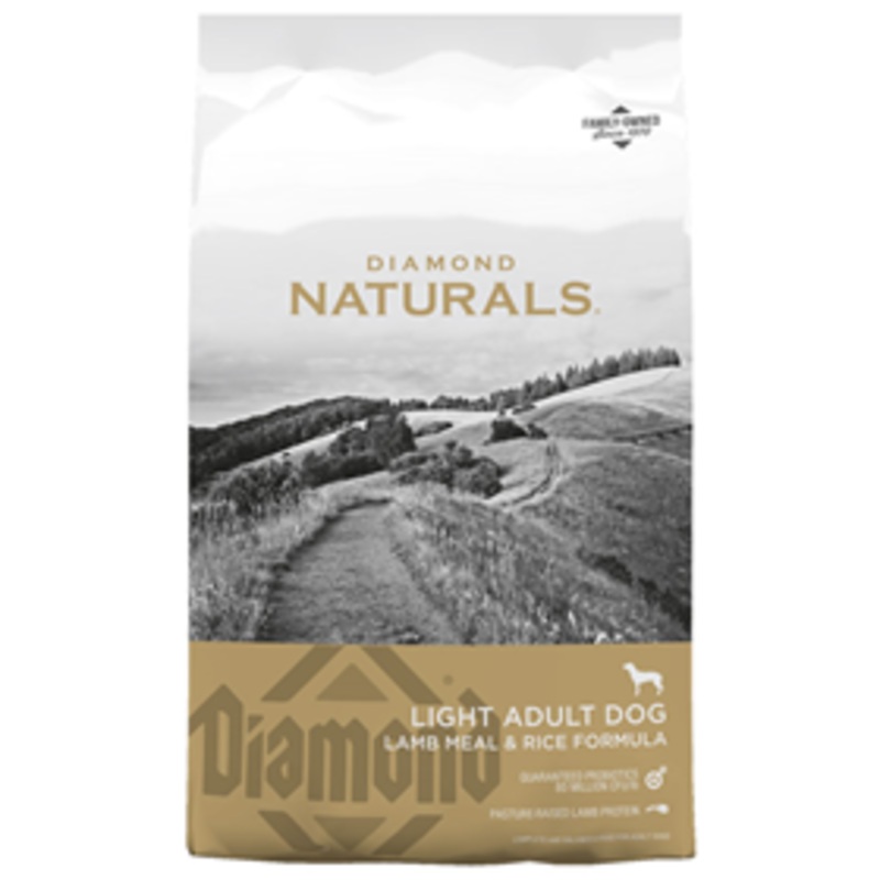 Diamond Naturals Light Lamb Meal & Rice Adult Dry Dog Food 30 lbs.