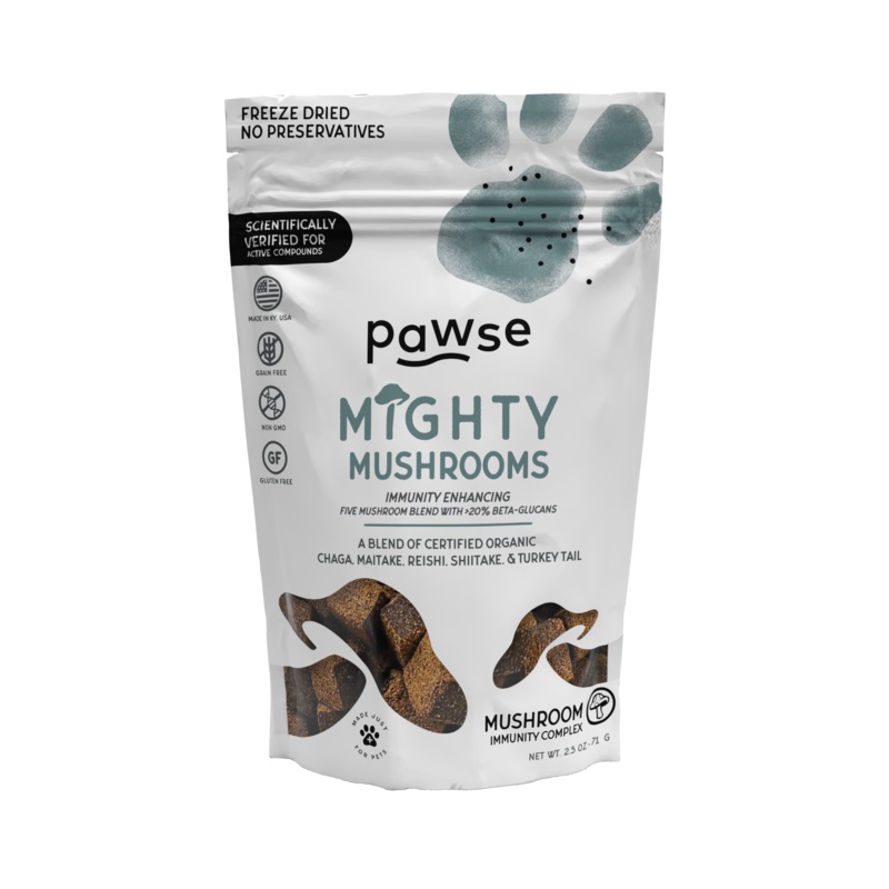 Pawse Mighty Mushrooms | Immune Boosting Mushrooms for Pets
