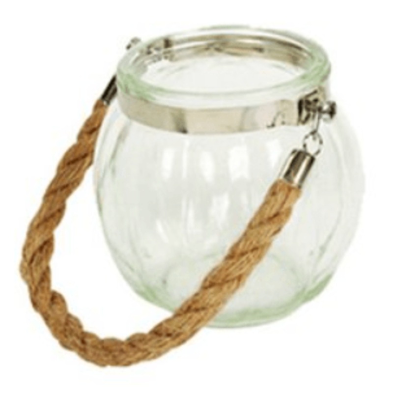 Glass Candle Holder