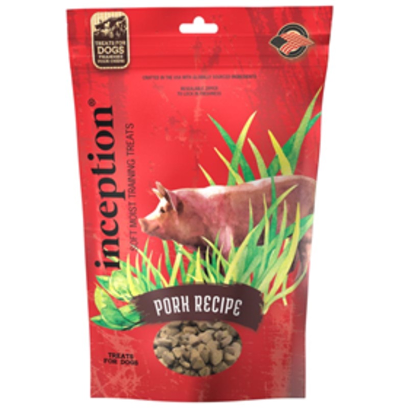 Inception Soft Moist Training Treats Pork Recipe 4 oz.