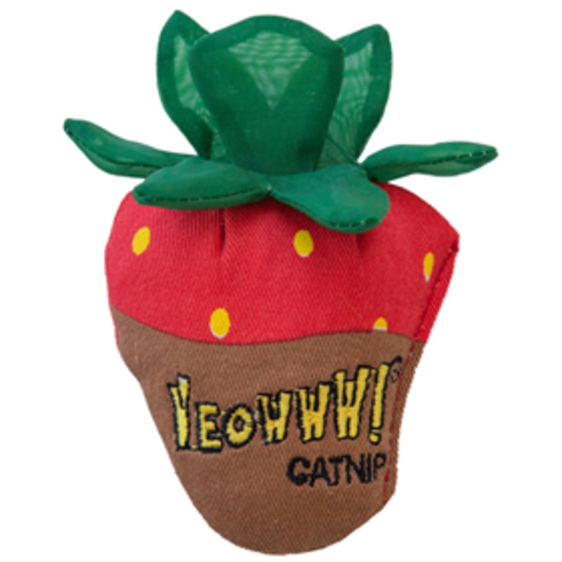 Yeowww! Chocolate Covered Strawberry Catnip Toy