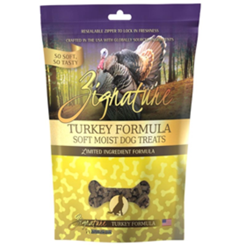 Zignature Turkey Soft Moist Treats 4oz