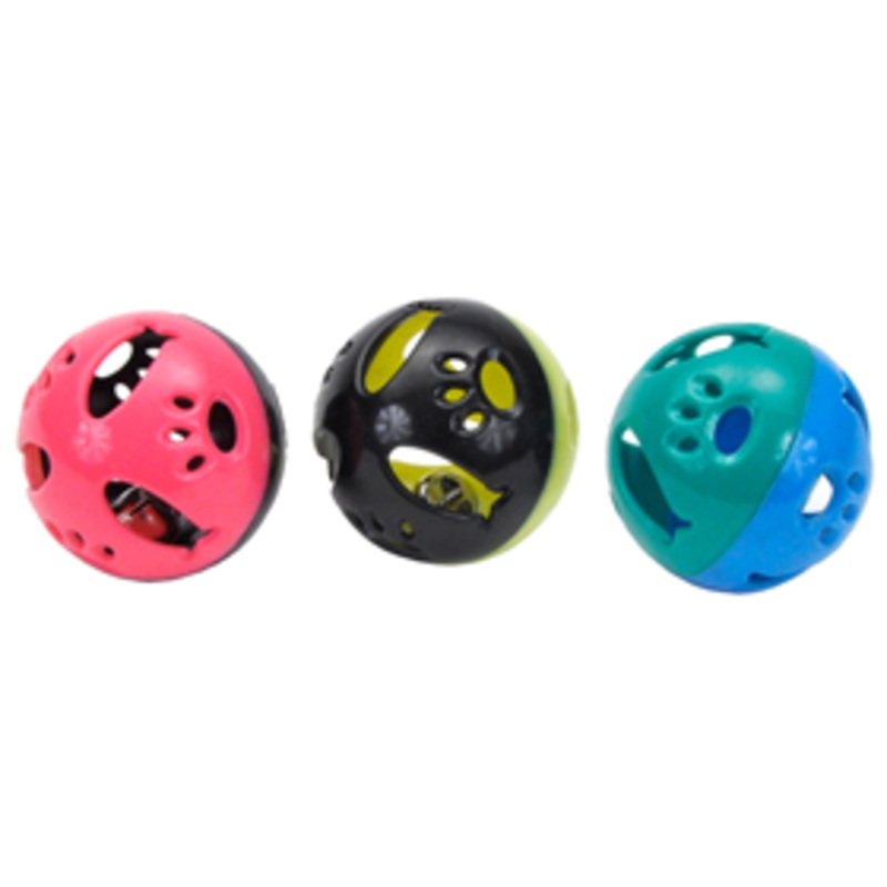 Coastal Turbo Plastic Ball Cat Toy 1.75 in