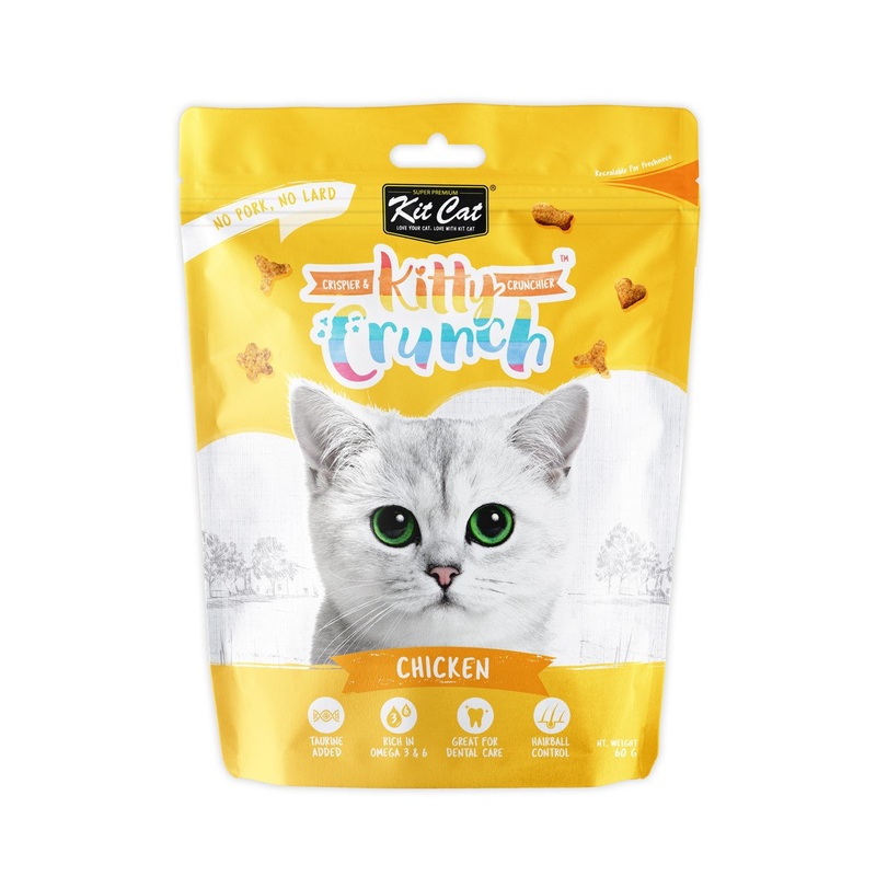 Kit Cat Kitty Crunch Cat Treat Chicken 60g