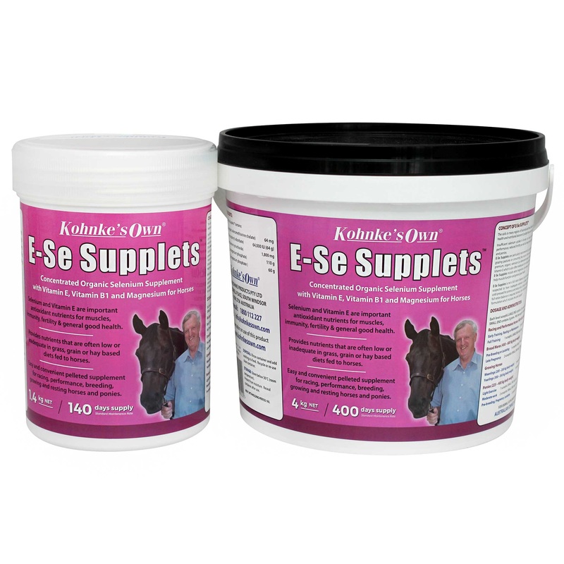 Kohnke’s Own E-Se Vitamin E & Selenium Supplement for Horses