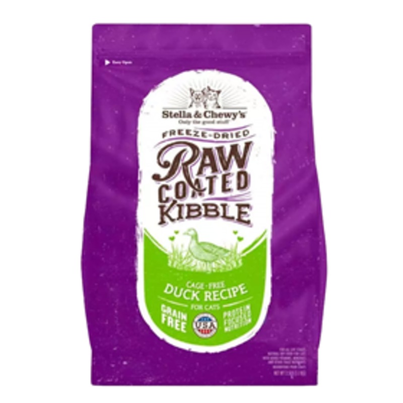 Stella & Chewy’s Freeze Dried Raw Coated Kibble Duck Recipe for Cats 2.5 lbs