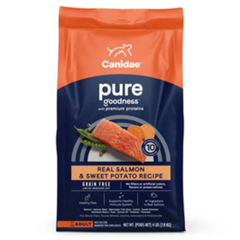 CANIDAE Grain Free PURE Real Salmon & Sweet Potato Recipe