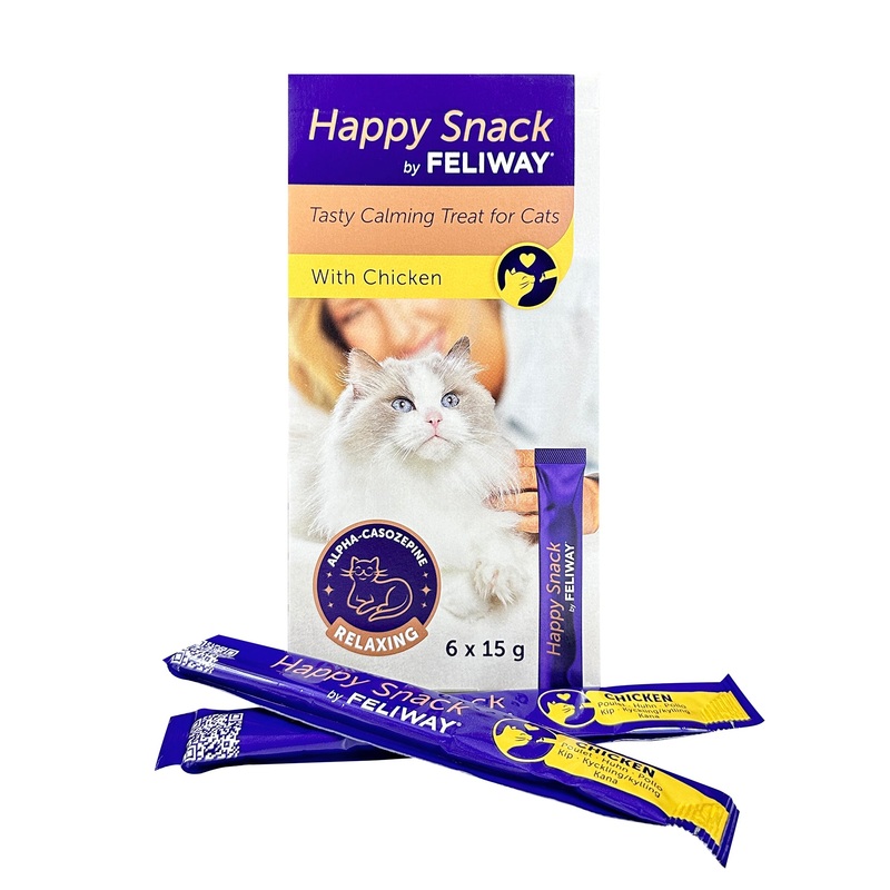 Feliway Happy Snack Calming Treat for Cats – 6 X 15g